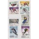 DEPORTES OLIMPICOS DE INVIERNO SHARJAH SERIE COMPLETA DE ESTAMPILLAS NUEVAS MINT